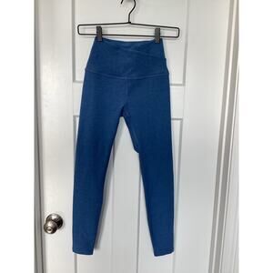 Beyond Yoga Spacedye at Your Leisure High Waisted Midi Leggings Blue XS